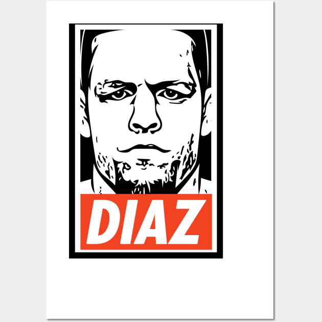 Nate Diaz Wall Art by dajabal